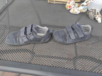 Barefoot dětské kožené boty EF Nika navy blue vel. 31 - 4