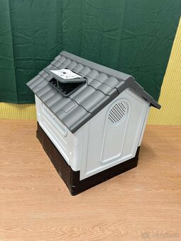 Zateplená plastová bouda pro psa – nová - 4