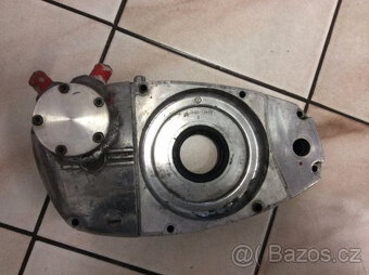 Závodní motor čz 250 vodník válec hlava šoupě kartery - 4