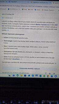 Lyže K2 Luv Bug 124cm dívčí - 4