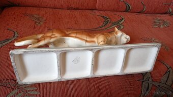 porcelánová soška tygra Ditmar Urbach - 4