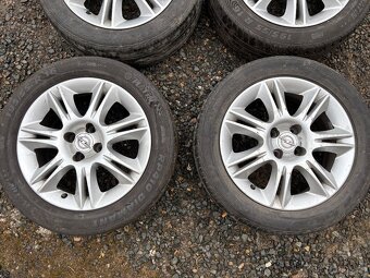 Alu orig letni sada Opel 4x100 6,5J ET40 195/55 R16 - 4
