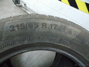 2ks Continental 215/65 R17 cca. 6mm DOT 3418 - 4