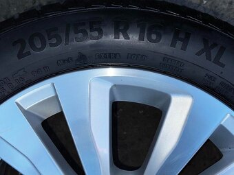 Original ALU kola VW 16" 6,5J ET46 + 205/55/R16 - 4