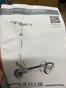 Nová elektrická koloběžka Joyor S10-SZ s dojezdem 85 km - 4