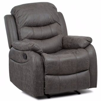 Polohovací křeslo TV-4086 hnědá, šedá  látka - 4