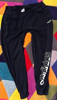 ADIDAS- 20 XL DÁMSKÉ BAVLNĚNÉ TEPLÁKY S LOGY ZNAČKY - 4