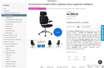 Kancelářská židle Humanscale Freedom - 4