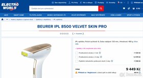 Beurer IPL 8500 epilátor nový, nerozbalený - 4