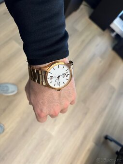 Stylové unisex hodinky JET SET Milan Rose Gold J6280R-162 - 4