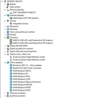 Lenovo E135,AMD A2-2000,WIN 10,HDD 500GB,RAM 8GB,12 palců - 4