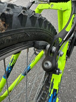 Dětské horské kolo 20" limetově žlutá ST500 Decathlon - 4