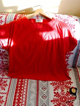 Halenka- triko červená 3XL 100kc - 4