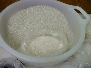 Retro skleněné korálky, Jablonecká bižuterie..,, - 4