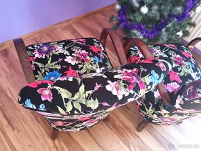 Párová koktejlkvá křesla H-237 J. Halabala - 4