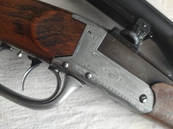 Raritní zlamovací kulovnice Julius Hessmer  8,15x46R - 4