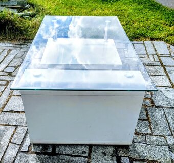 Konferenční stolek JULIEN bílý. Cena 1500,-Kč - 4