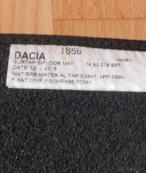 Koberce Dacia Logan MCV, original. - 4