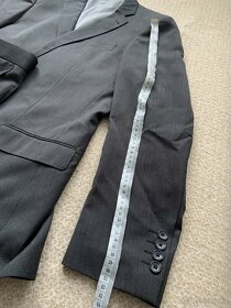 Oblek tmavo sedy - 4