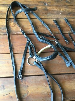 Uzdečka Rambo Micklem Deluxe Competition 2, s otěžemi, černá - 4