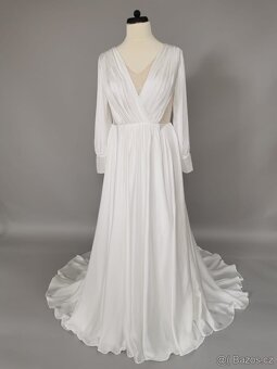 Luxusní nenošené svatební šaty, Marie, velikost (XL-2XL) - 4