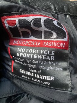 Značkové kožené kalhoty na motorku IXS, vel. 52, chrániče - 4