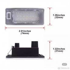 Porsche Panamera 2010-2016 Led osvětleni SPZ - 4