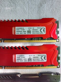 32GB DDR3 HYPERX 1600Mhz (4X8GB)-FURY/SAVAGE - 4