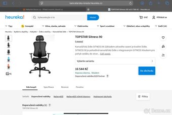 Kancelářská židle Topstar Sitness 90 - 4