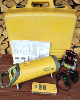 Potrubní laser TOPCON TP-L4B + kalibrační list , pěkný - 4