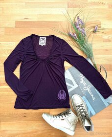 PEPE JEANS jako nové tričko S/M - 4