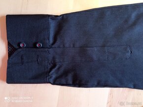 černá slim košile, vel.M - 4