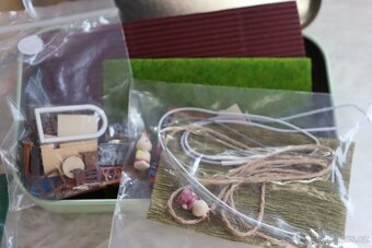 Mini domeček DIY stavebnice venkovský babiččin domeček - 4