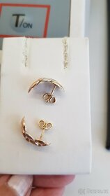 Náušnice zlaté 14k - 4