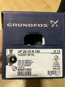 Cirkulacni cerpadlo GRUNDFOS UP 20-15 N 150 - 4