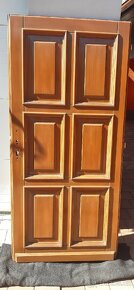 Vchodové dveře dřevěné masiv 90 cm levé - 4