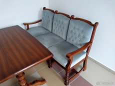 Sedací souprava, starožitnost, nádherný set - 4