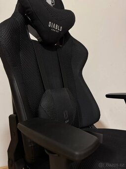 Herní židle DIABLO X-Player 2.0 KING SIZE – černá, látková - 4
