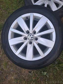 Alu kola 5x112 originál VW 205/55 R16 - 4