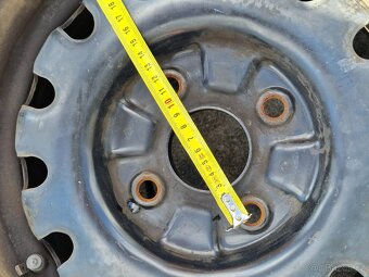 Plechové kolo s pneu 5,5 JJx14 ET0 4/110 - 4