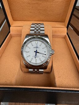 Seiko mod DateJust 39mm silver - 4