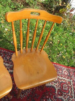 Nabízím retro židle Ton Ironica. Pevná konstrukce. Jen co j - 4