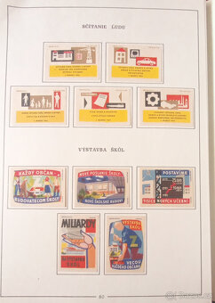 Album 363 zápalkových nálepek Slovensko 1961–1963 - 4