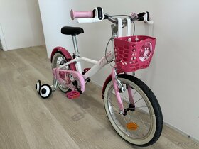 Dětské holčičí kolo s košíkem a stabilizačními kolečky 16’’ - 4