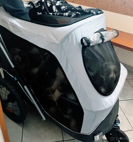 Kočárek / vozík za kolo pro psa Trixie, nosnost 30 kg - 4