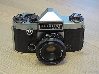 Praktica Super TL + objektiv 55/2,8 + makro - 4