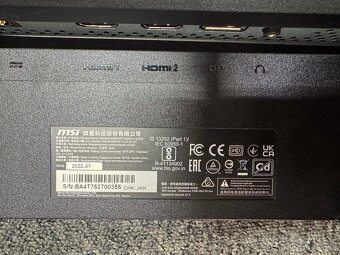 Herní monitor MSI Gaming Optix G2422 - 4