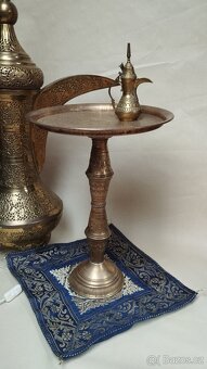 Orientalní lampa velká, stolek a malá lampa - 4