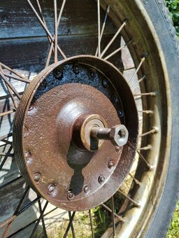 Kolo na wehrmacht motocykl DKV 350 nd v pískové barvě - 4