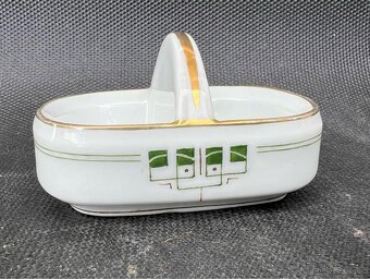 ART DECO - SADA PORCELÁNU, MÍSA, OMÁČNÍK - 4